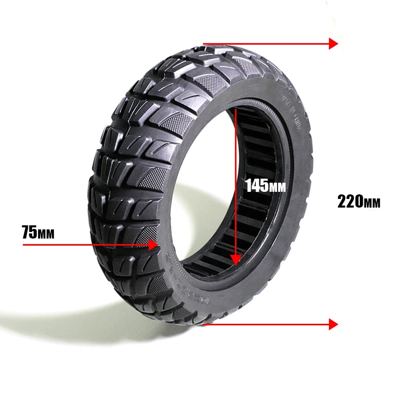 New Image Scooter Part 10x2.70-6.5 Solid Tire for Kugoo G-Booster G2 Pro Electric Scooter Tire Cross-Country Accessories