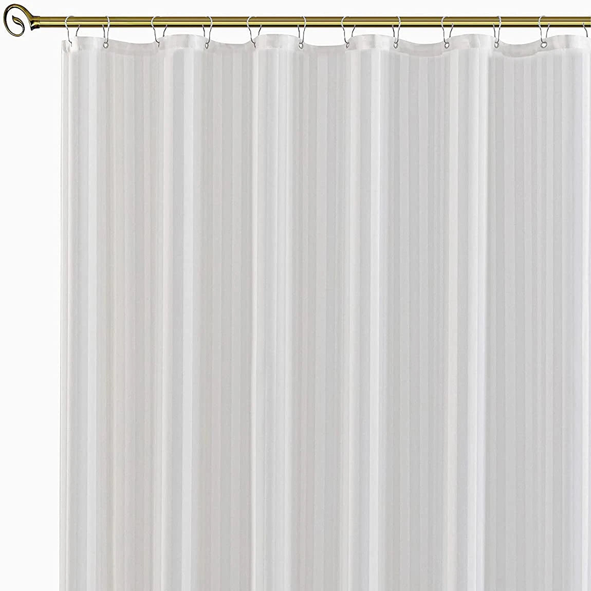 Shower Curtain Waterproof Mildew Proof Bath Curtains Thick Polyester Cloth Bathtub Partition Curtain With Hooks Bathroom Deco