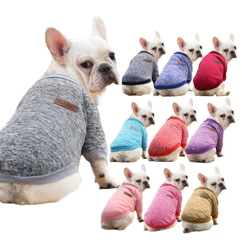 Hot Sale Pet Cloth Dog Cat Sweaters Autumn and Winter New Style Guards Two Legs Clothes