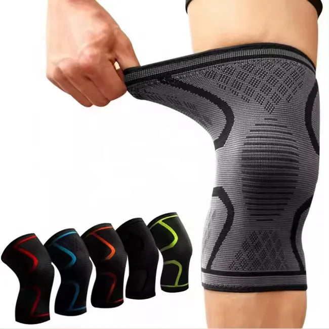 2026 Factory Customizes Compression Knitted Breathable Neoprene Knee Support Sleeve Magnetic Closure Eco-Friendly Foldable fo