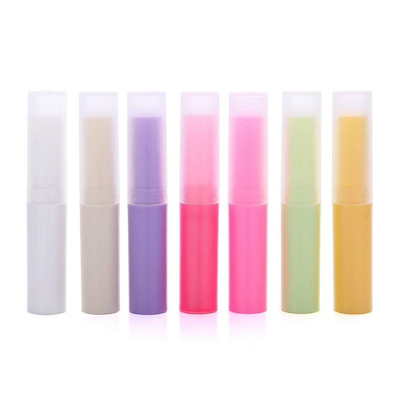 Pink White Round Lip Balm 4g 5g Container Cosmetic Empty Packaging Cheap Lip Balm Tube Bottle Lipstick Tube