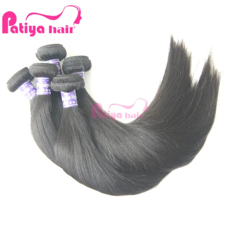 Ready to Ship Wholesale Remy Human Hair Weave Machine Double Weft Unprocessed Bone Straight 12a Grade Raw Malaysian Virgin Ha