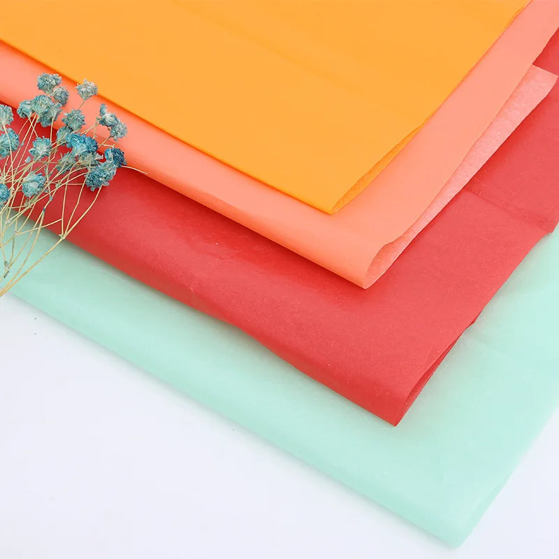 17gsm Colorful Paper Print Wrapping Paper Size Tissue Paper for Shoes Clothing Gift Personalized