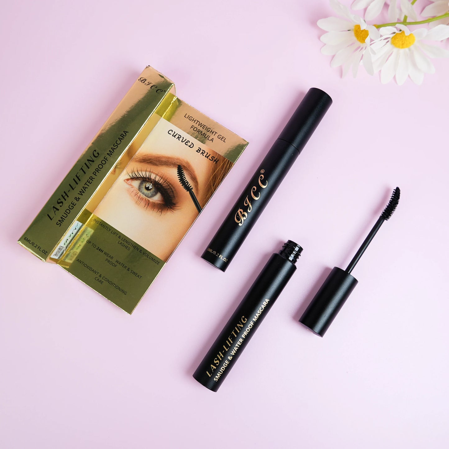 High Quality Oil Free Custom Volumizing Private Label 3D Silk Fiber Paraben Free Waterproof Eyelashes Mascara for Lash Extens