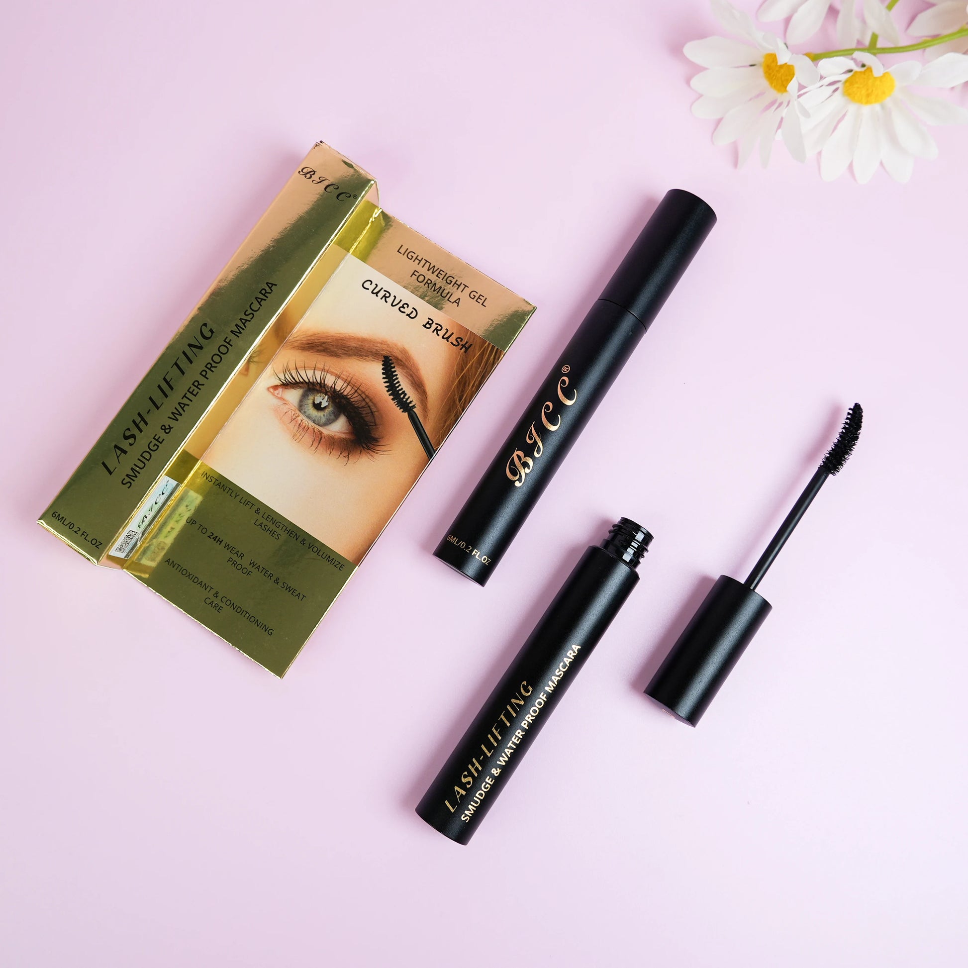 High Quality Oil Free Custom Volumizing Private Label 3D Silk Fiber Paraben Free Waterproof Eyelashes Mascara for Lash Extens