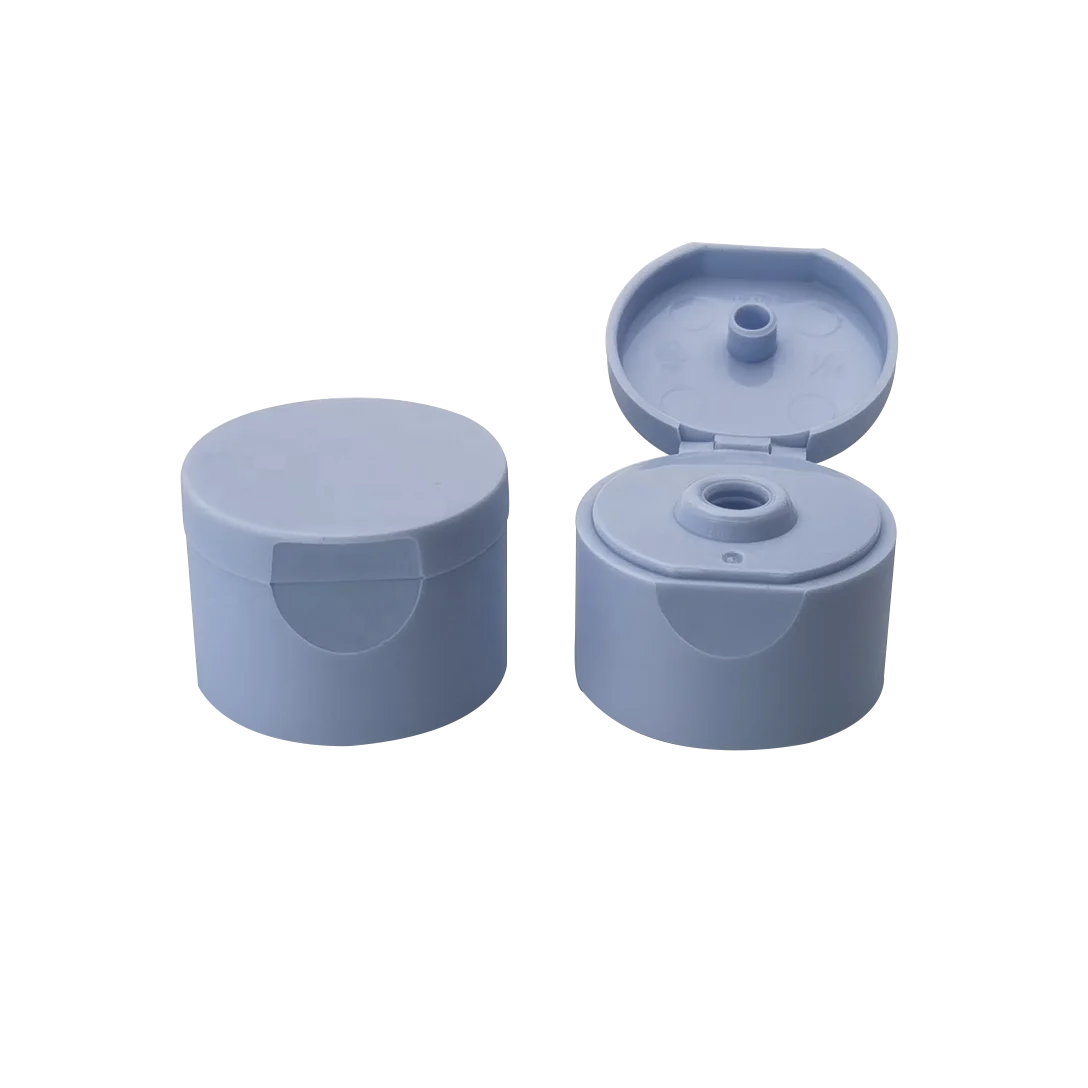 Good Tightness pp Material 24mm Flap Top Lids 24-410 Flip Top Cap for Cosmetic Dispensing Bottle