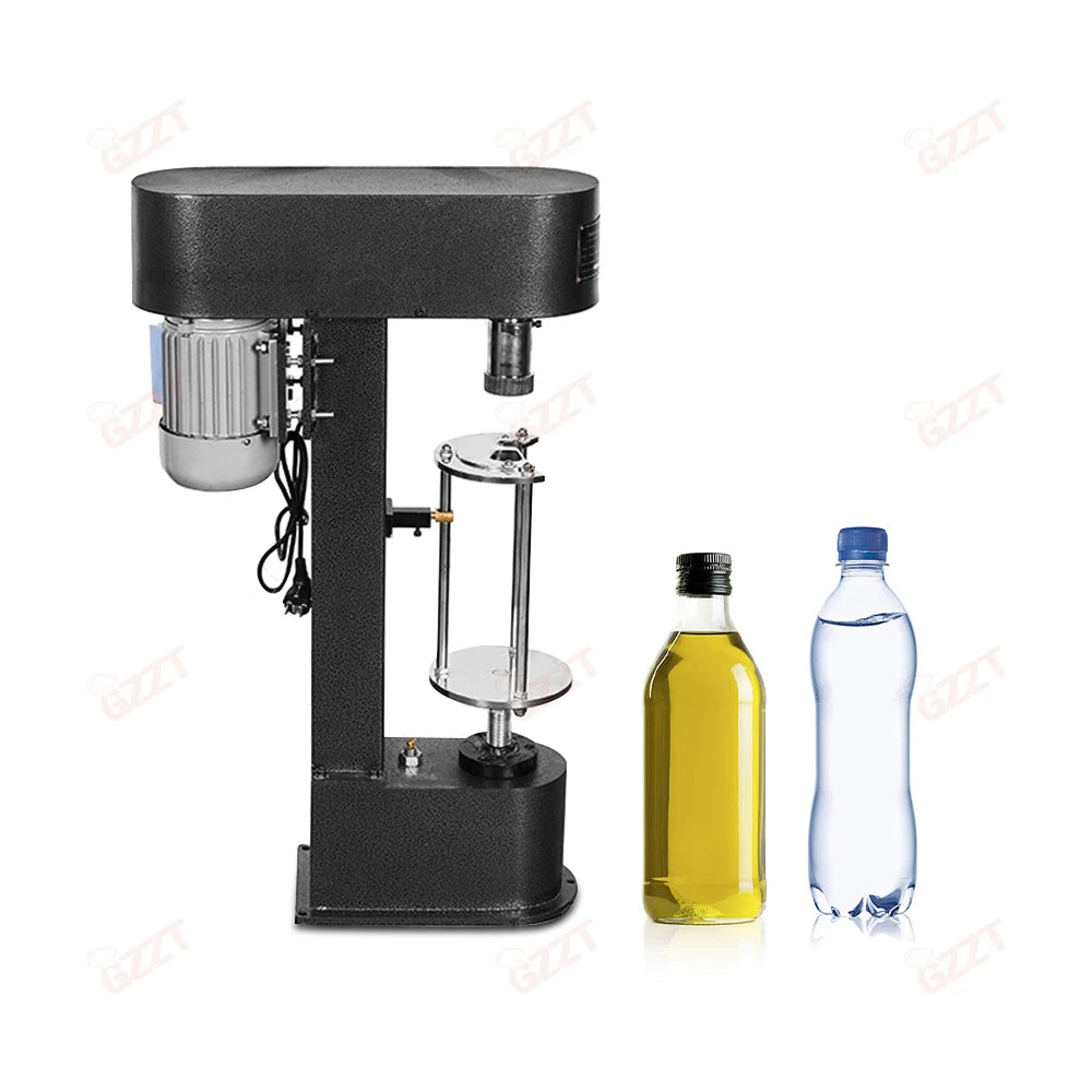 Semi Automatic Capping Machine for Plastic Screw 20-40mm Beverage Juice Bottle Plastic Cap Crimper Lid Capping Locking Machin
