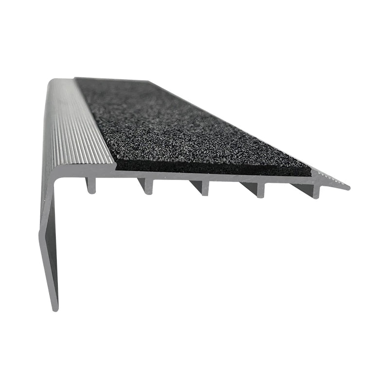 Anti Slip Coating Aluminum Stair Nosing Staircase Edge protection Strips