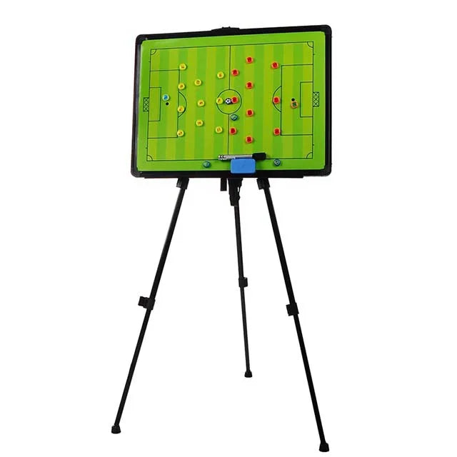 JINLANGTE Magnetic Football Tactics Dry Erase Board with Tripod Stand