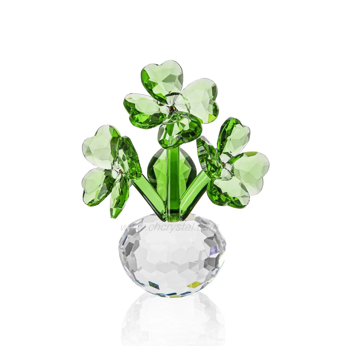 Indian Style Top K9 Crystal Flower Wedding Favor Clear Transparent Glass Shade Paperweight Table Centerpieces Valentine's Day