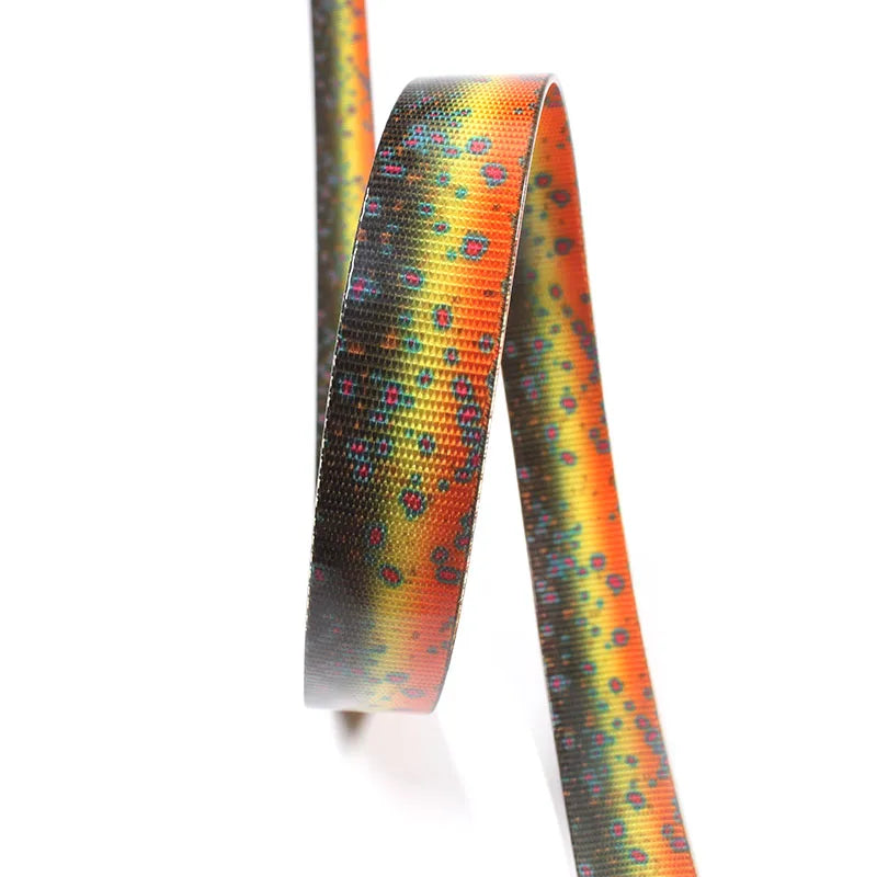 Heavy Duty Heat Transfer Coated Polyester Webbing Cut Resistant Custom Print Pattern TPU Coated Nylon Webbing Strap