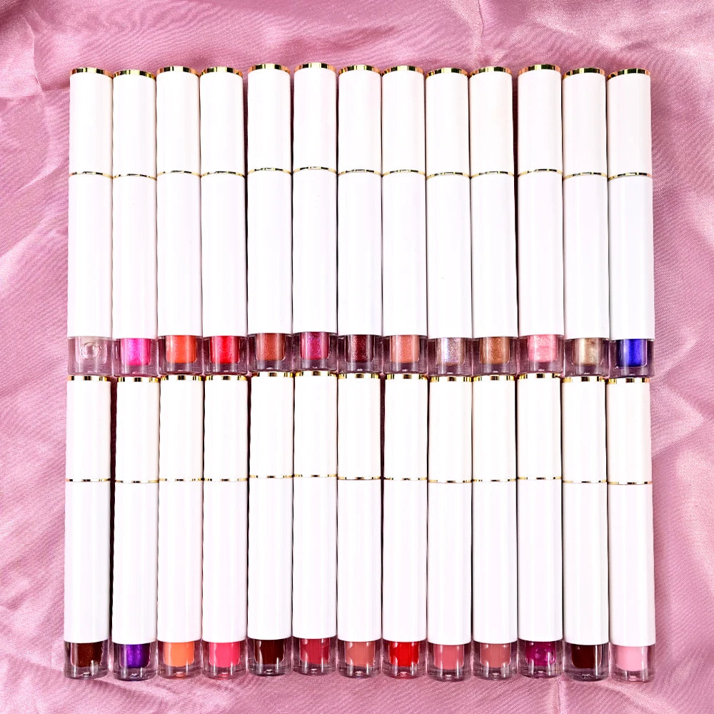 Custom Flower Organic Nude Vegan Glossy Vendor Clear Private Label Lip Gloss