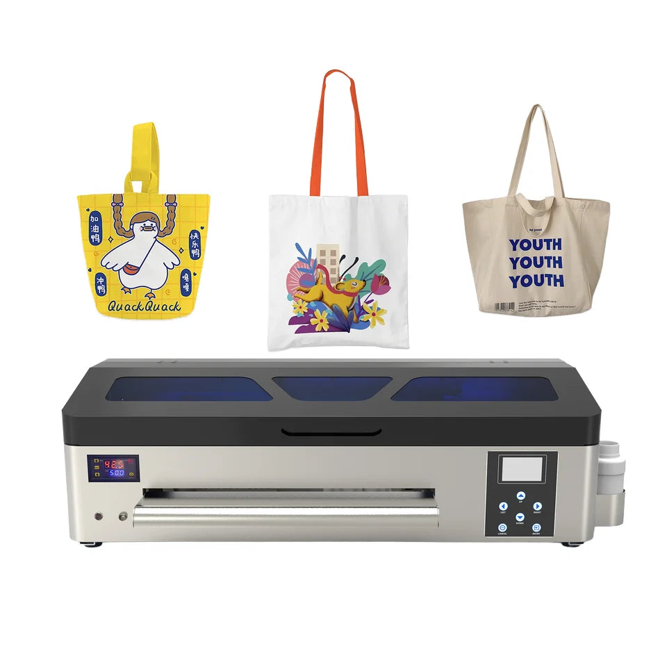 EraSmart Dual I3200 Dual XP600 A3 DTF Printer 37 cm Direct Transfer Film Printer With Dtf Shaking Powder Machine for T-shirt