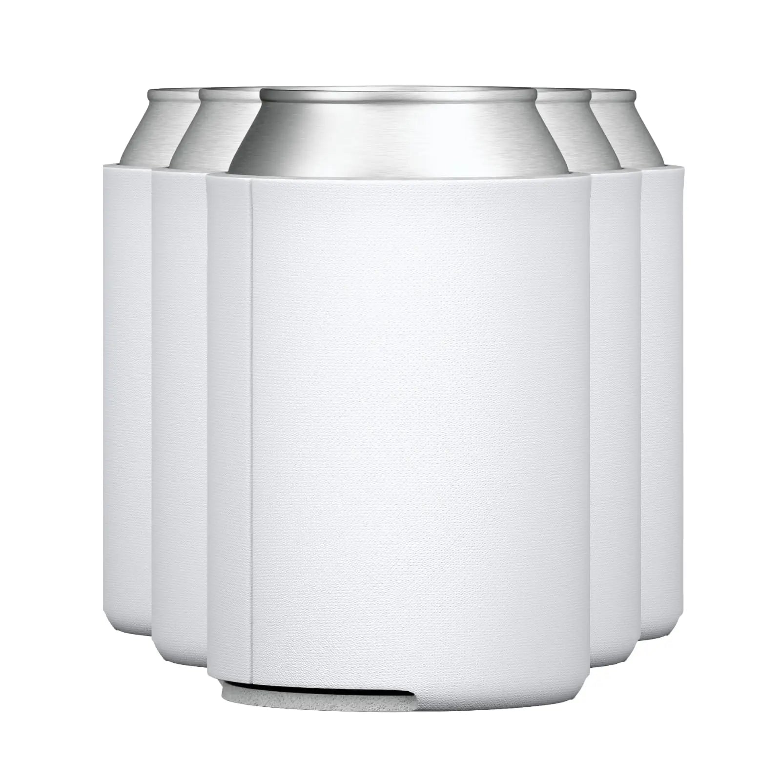 3mm Foldable 12oz White Neoprene Blank Sublimation Promotional Can Cooler