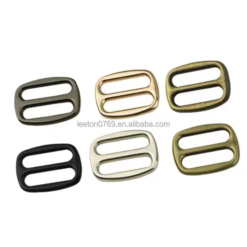 Stock Supply Good Quality 0.75inch 20mm 8 Shaped Zinc Alloy Adjustable Tri-glide Buckle