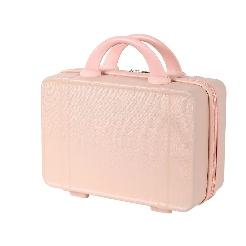 Custom logo Mini Travel Box Small 14 Inch Makeup Bag Cosmetic case Luggage Bags for Girls Women