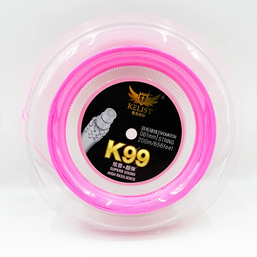 Hot Sale Super Sound  0.61mm 10m  Nylon Badminton Racket String for Professional Player