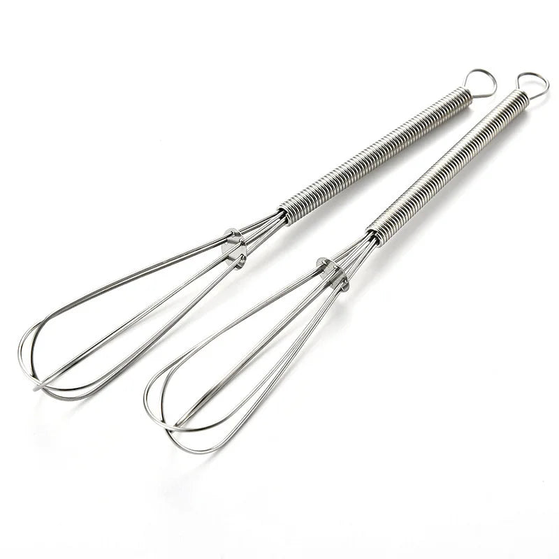 Mini Whisks Stainless Steel Small 5in &7in Tiny Whisk for Beating Blending Ingredients Mixing Sauces Mini Whisk
