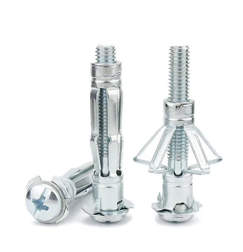 M4 M5 M6 Zinc Plated Steel Gypsum Board Expansion Screw Hollow Wall Expansion Bolt
