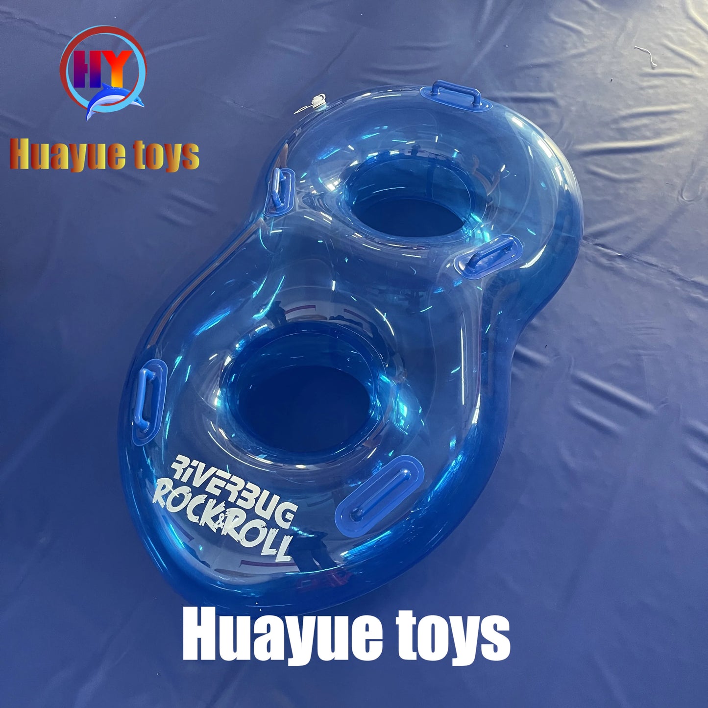Wholesale Water Amusement Park Rental Floating River Tube Large slip Tube for Fribergrass Water Slide Tube Swimming Ring