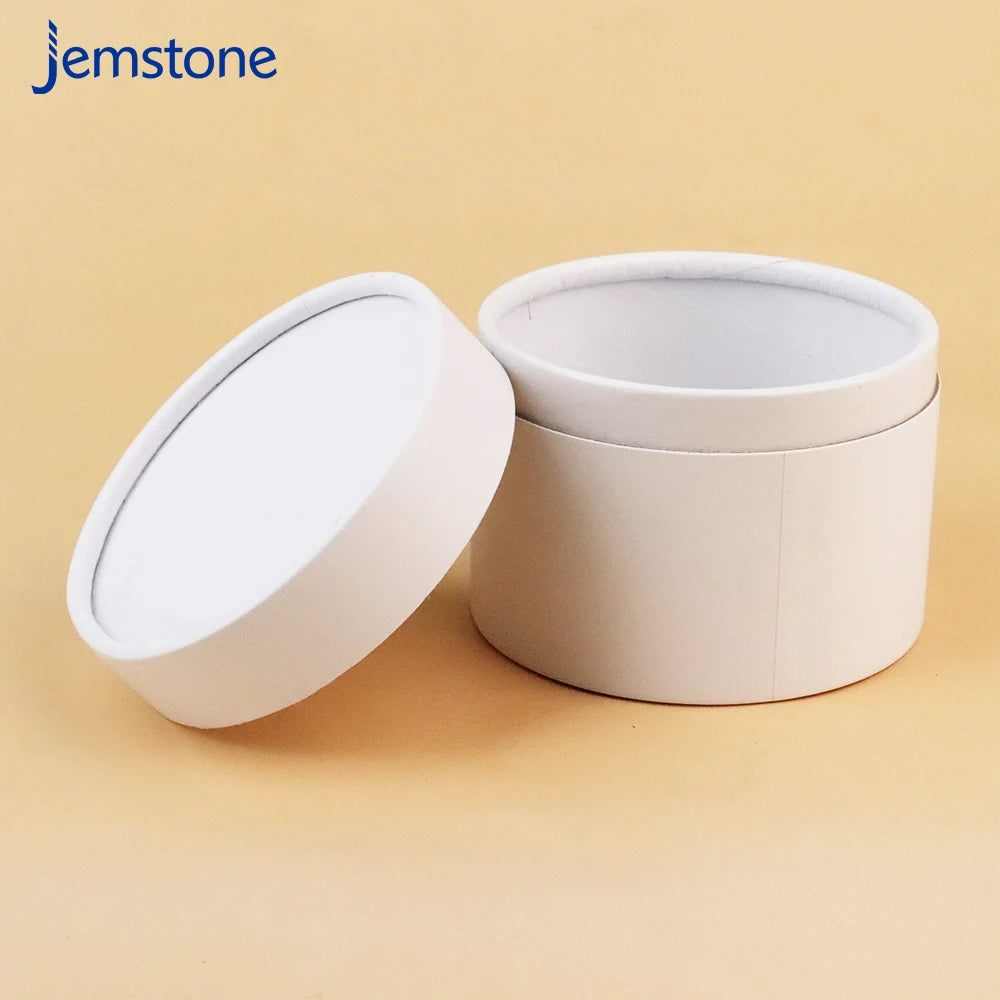 Wholesale Biodegradable Paperboard Cylinder Packaging Cosmetic Canister Cylinder Box Packaging