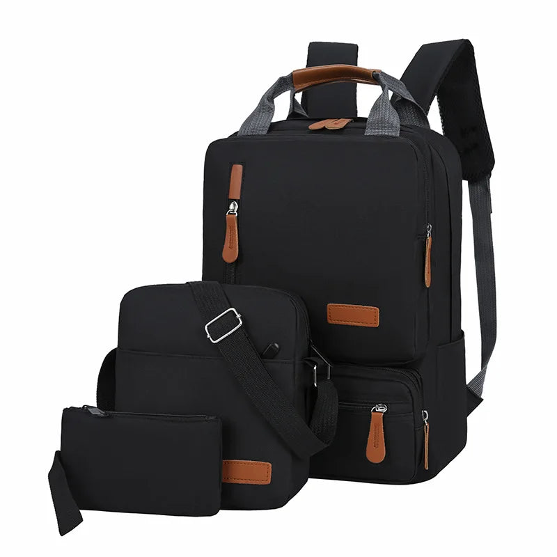 2024 New Large Capacity Waterproof Backpack Notebook 17-inch Computer Waterproof Laptop Bag Men's Business Backpack
