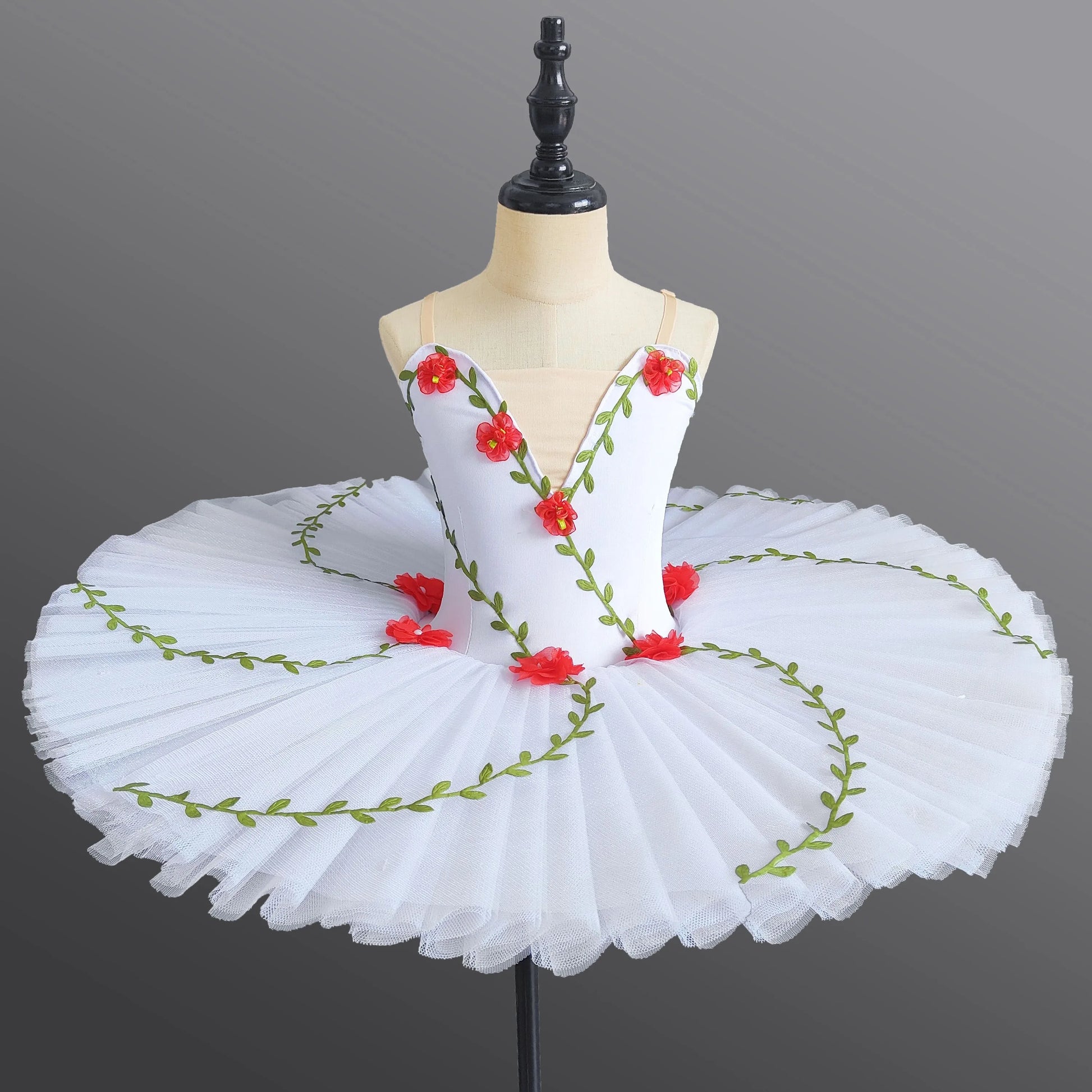 2024 New White Swan Costume Tutu Dress Stage Performance Costume Professional Children's Tutu Girl