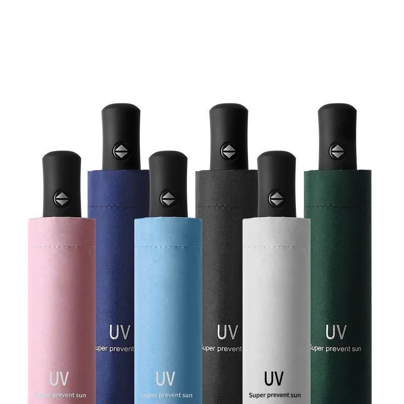 Hot Sale Best Compact Umbrella Anti UV Sun and Rain Windproof Portable Automatic Folding Umbrella Custom with Logo