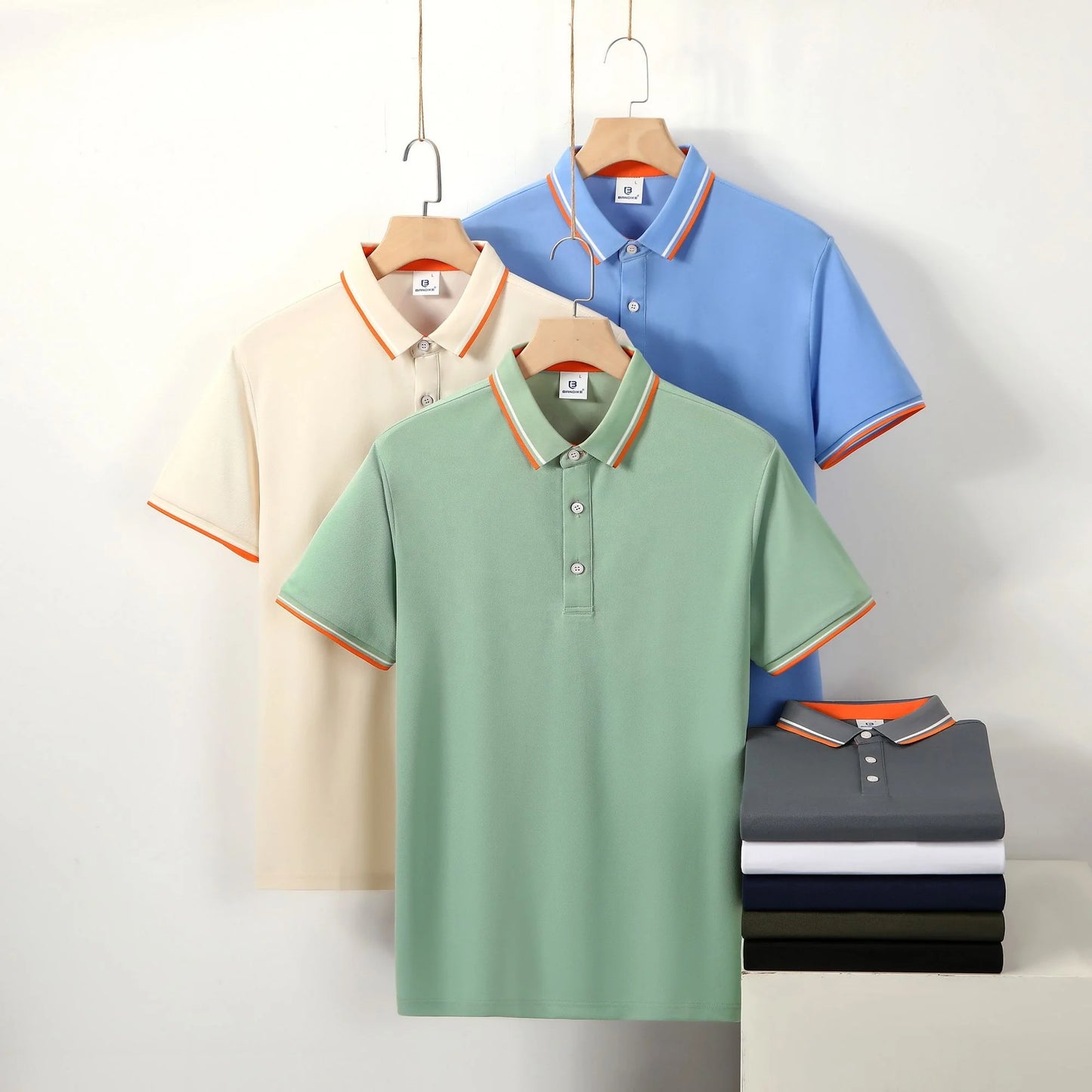 Factory Price Polyester Cotton  Blank Custom Logo Printed Men's Polo T Shirt for Men