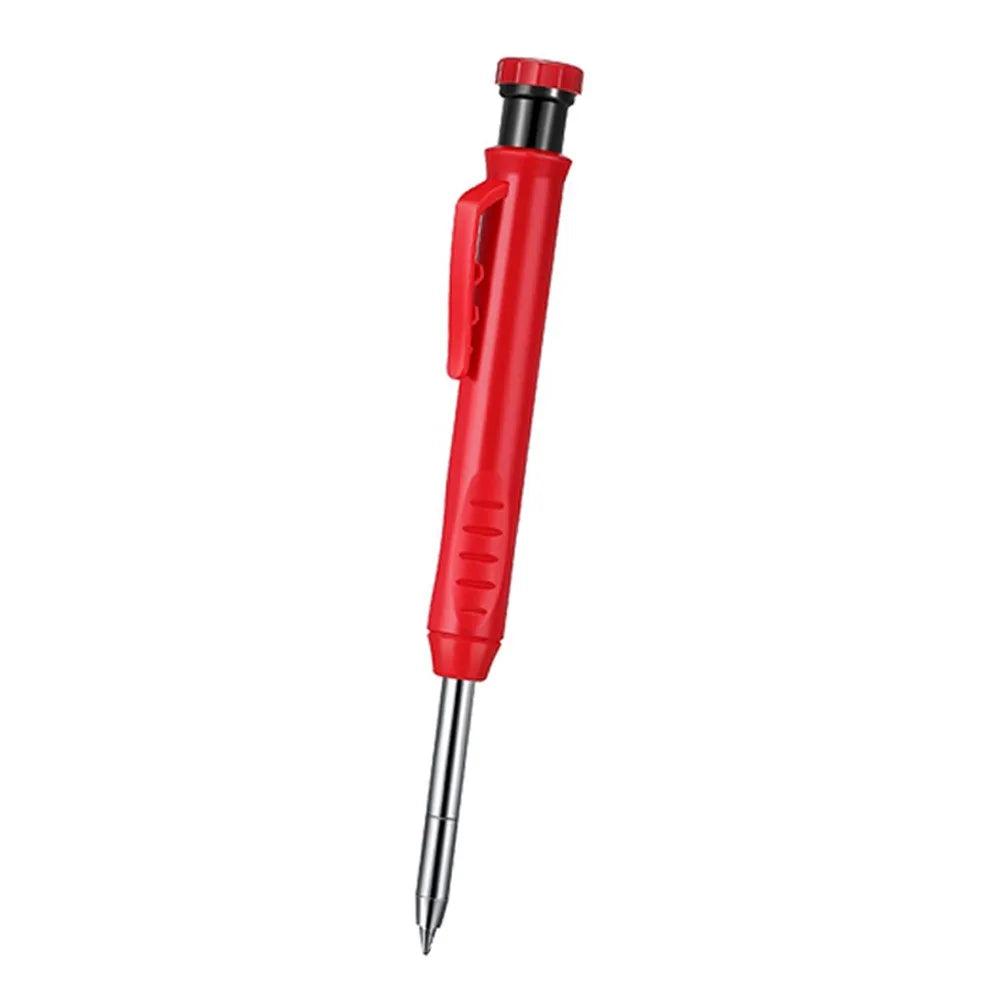 DIY OEM Sustainable Plastic Deep Hole Mechanical Solid Carpenter Pencil Set for Woodworking