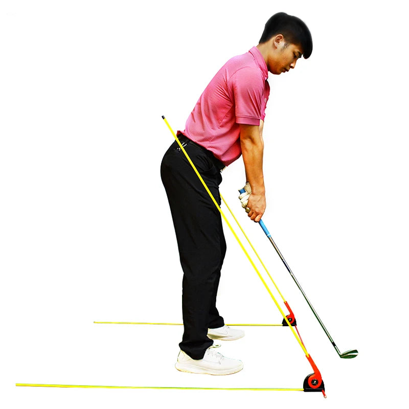 Golf Swing Trainer Multifunction Posture Corrector Golf Swing Plane Training Aid Swing Putter Combination Practice Beginner A