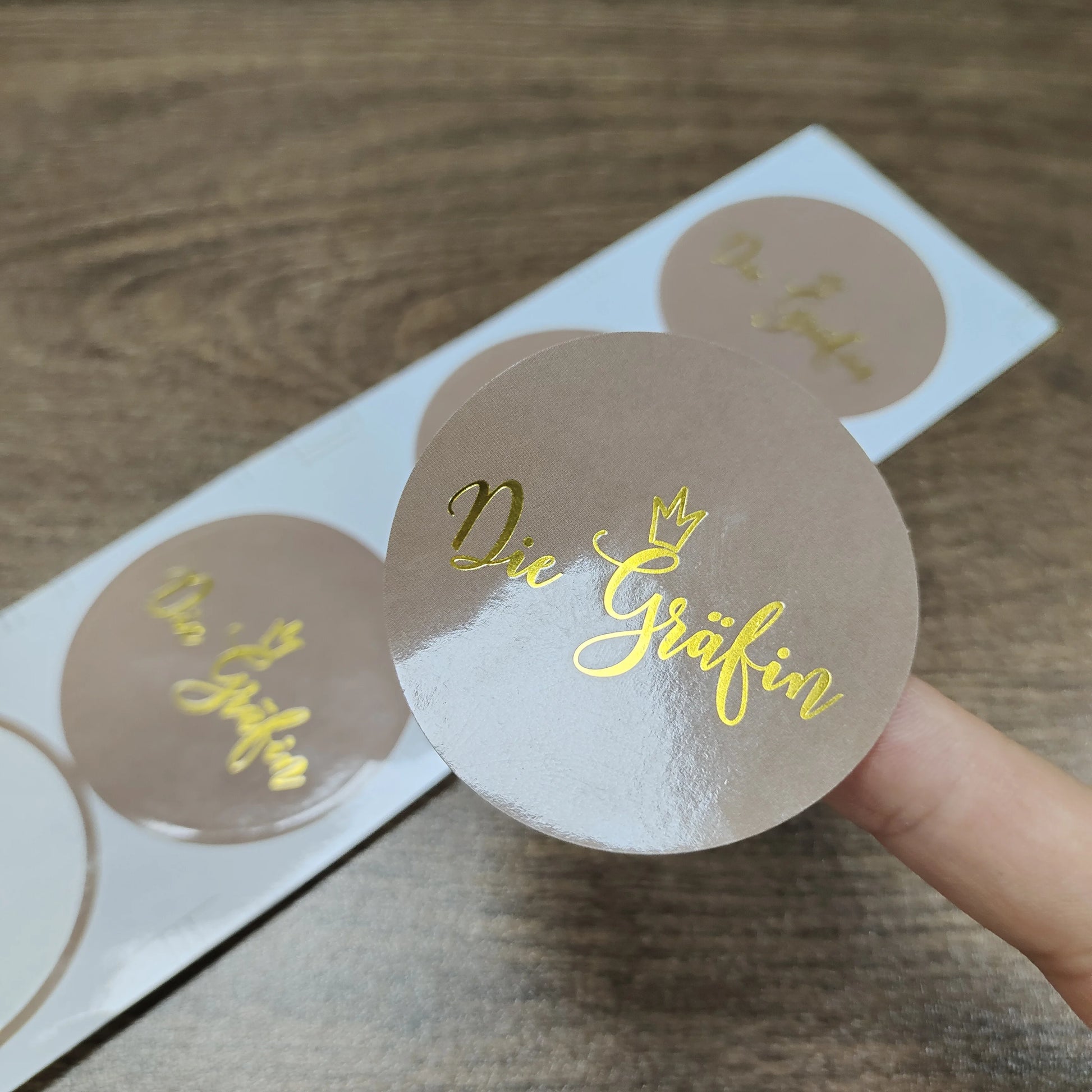 Custom Printed Waterproof Logo Stickers for Small Businesses Round Label Stickers
