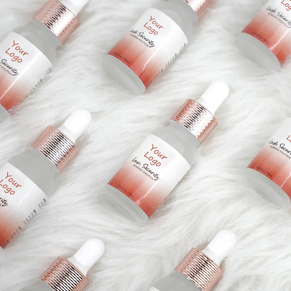 Custom Logo Low Smell Lash Primer Activator Sealant Serum Glue Bonder China 15ML Water Oil Proof Ultra Lash Extension Bonder