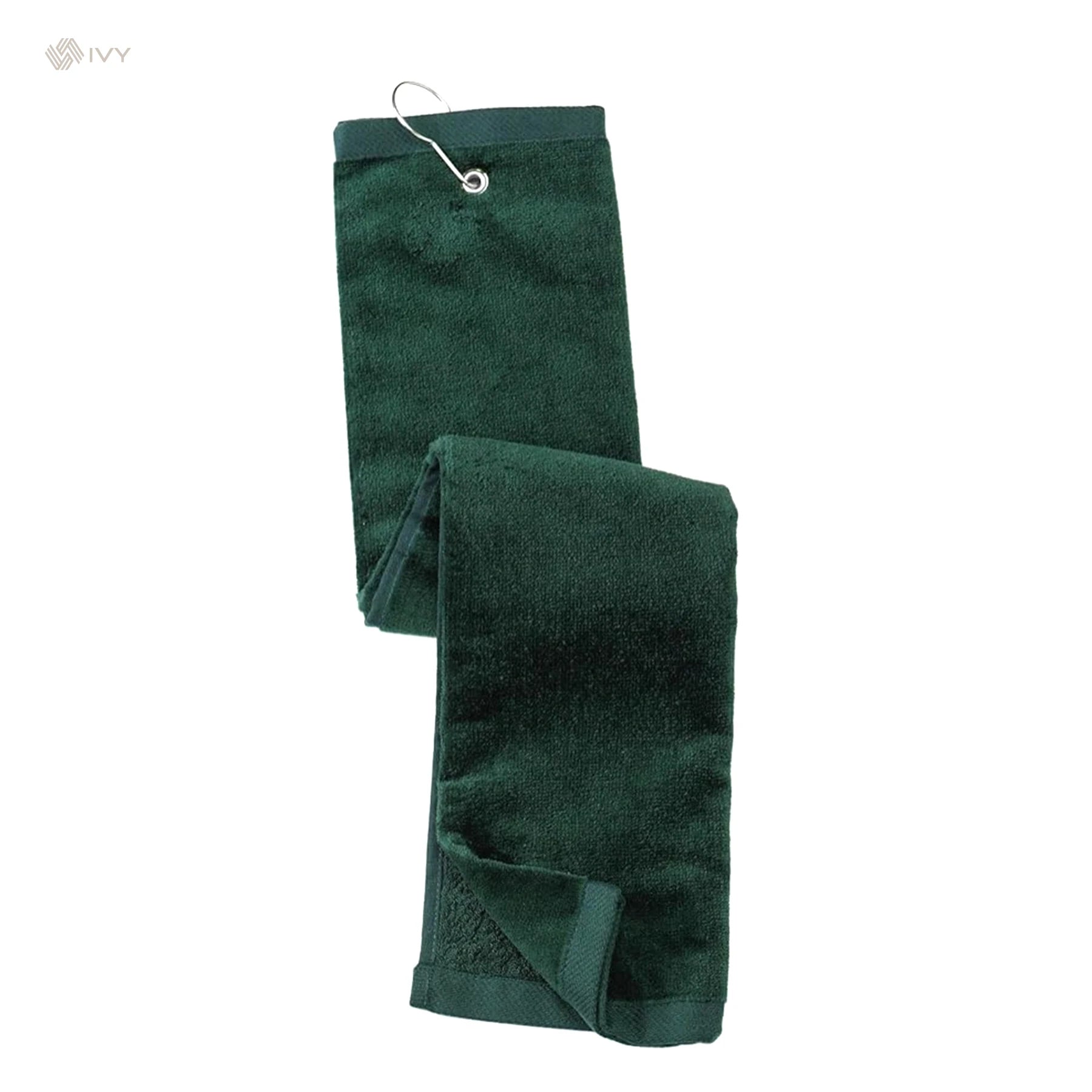 OEM 100% Cotton Velour Quick-Dry Super Absorbent Multifunction Golf Fitness Towel with Clip