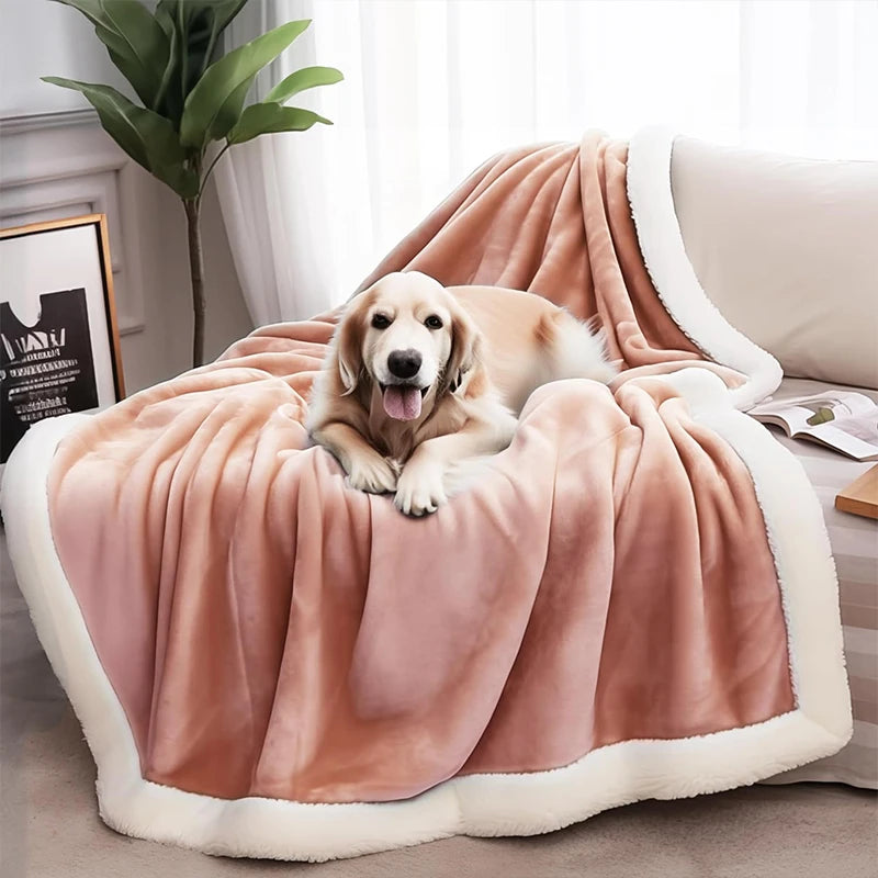 Luxury Pet Blanket Wholesale Throw Custom Car Fur Sofas Soft Waterproof Dog Blanket Washable