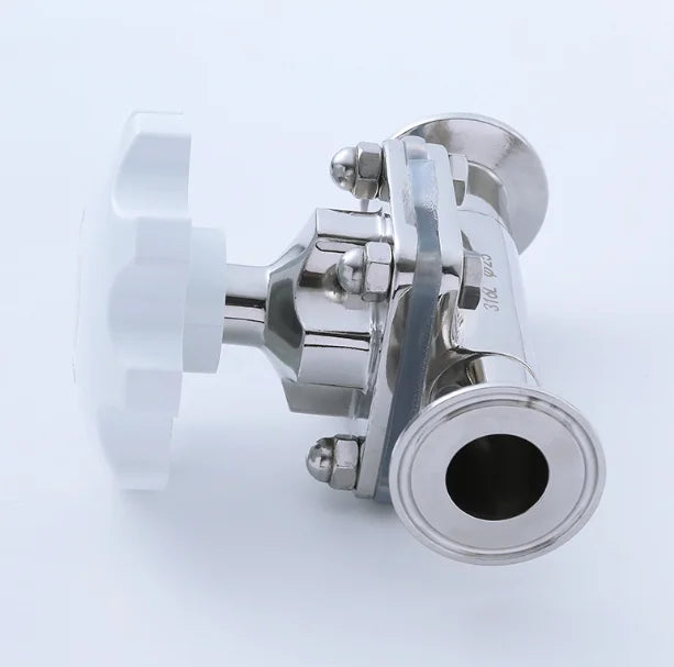 GM Vacuum Stainless Steel SS304 SS316 Flange Type Diaphragm Valve