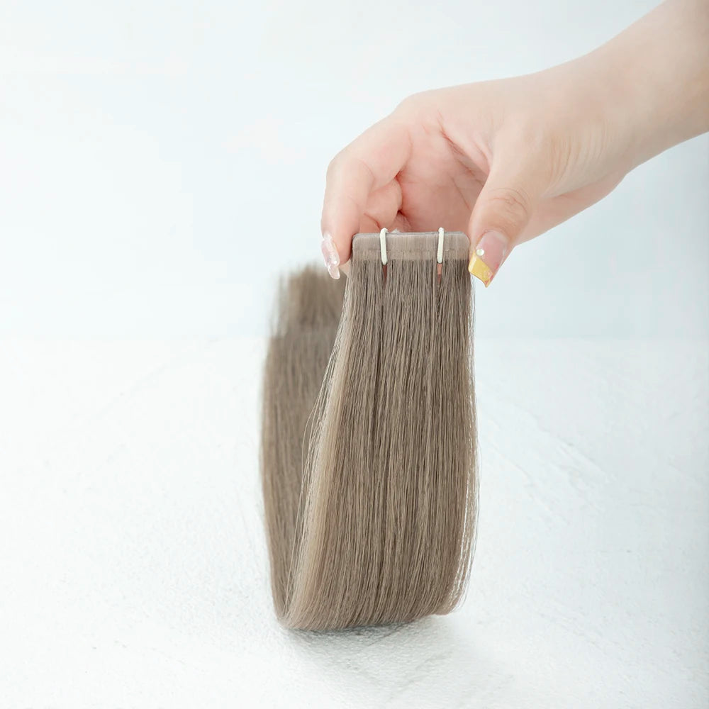 LeShine Factory Price Wholesale Russian Hair Tape in Hair Extensions 100% Human Hair