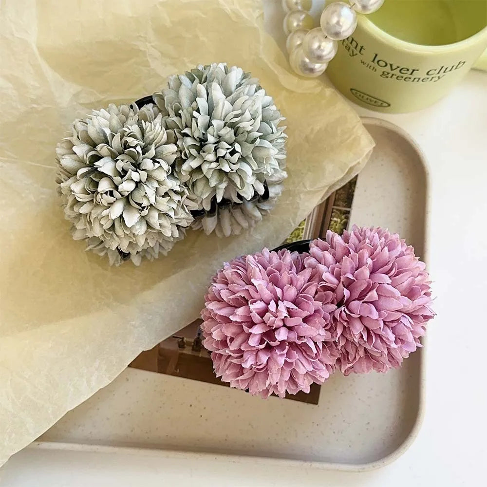 Fashion Large Artificial Flower Hair Claws Clip for Women Hair Crab Thick Barrettes Hairpins Girls Hair Accessories