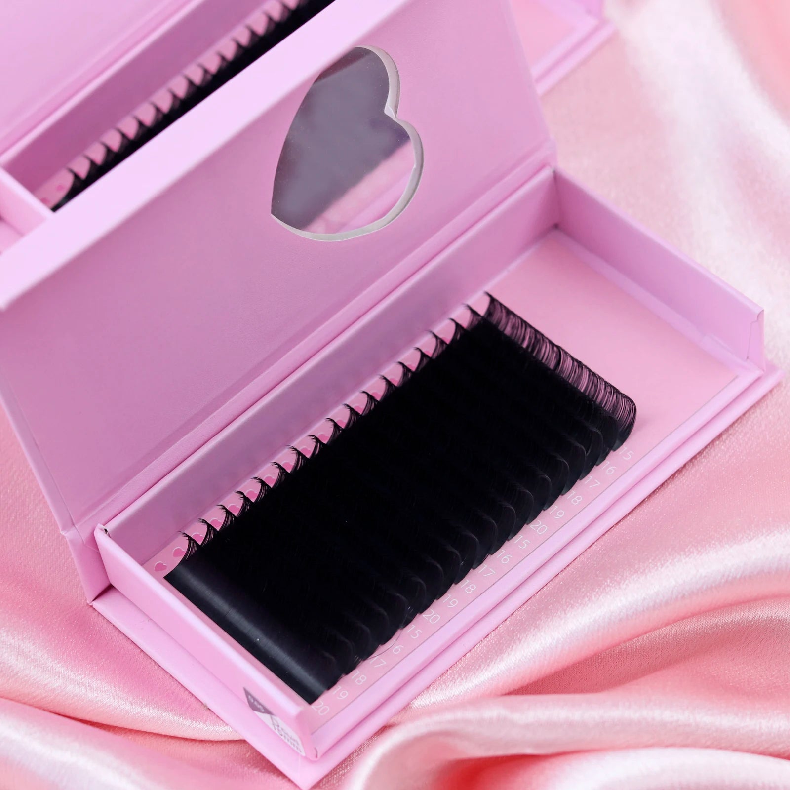 Allison Velvet Volume Lash Trays 0.03 0.05 0.07 Eyelash Extension Wholesale Fluffy Dark Matte Black Lash Extension Supplier