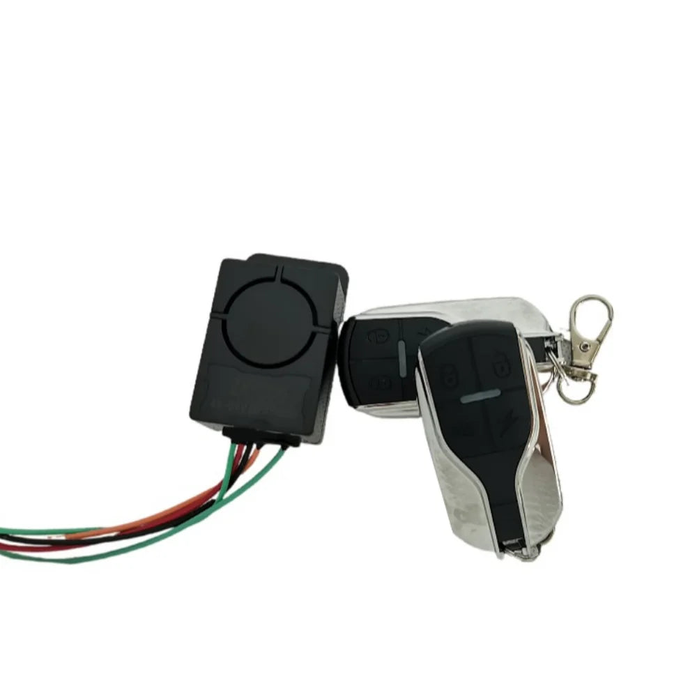 Anti-Theft Alarm for 48V-60V Universal Tricycle Lock Motor Dual Remote Control Start for Electric Scooter