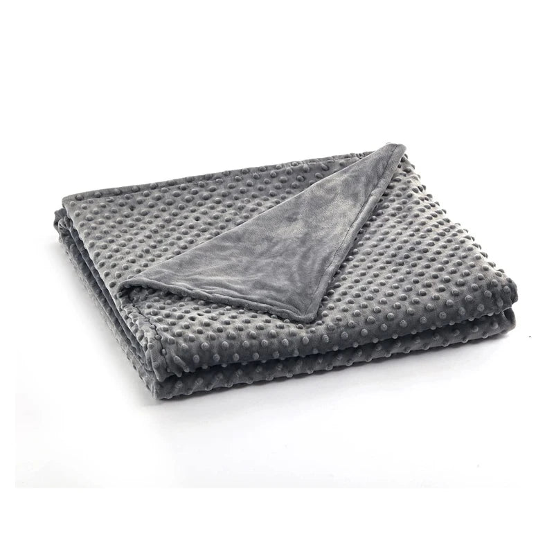 Rushed Custom Organic 100% Cotton Sensory Queen Size Weighted Blanket Cover with Free Sample