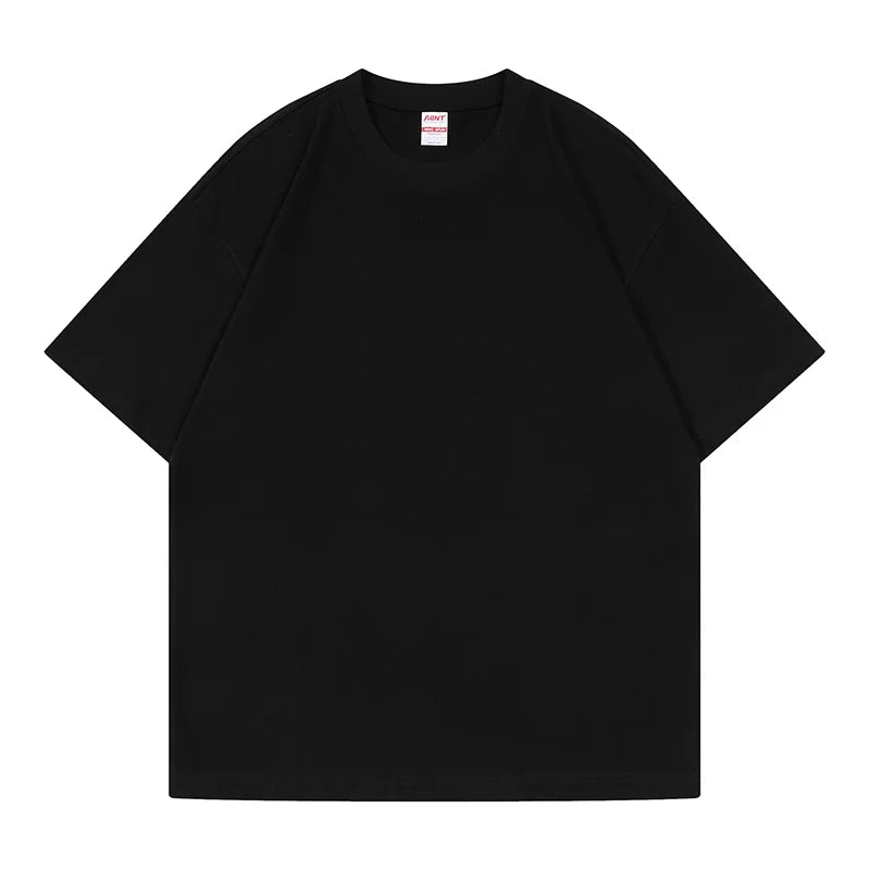 270G T-Shirt With logo Printed Printing Blank Oversized Tee Screen Print Customize Tshirt 100% Cotton Designs Men Custom T Sh