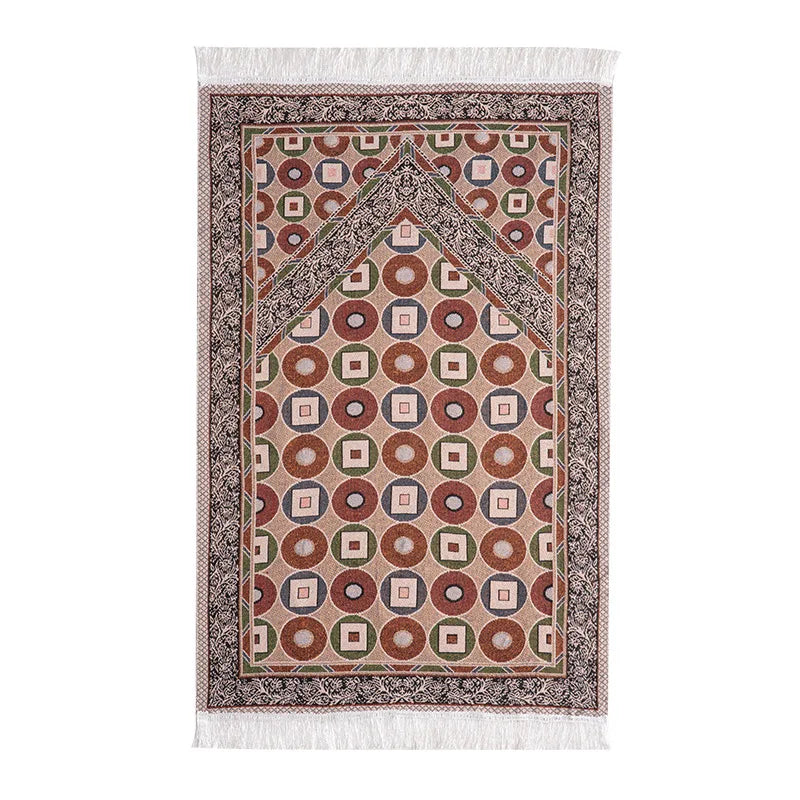 Low MOQ Portable Classical Anti slip Prayer Rug Islam Gifts Set Prayer Mat Muslim Prayer Folding Mat