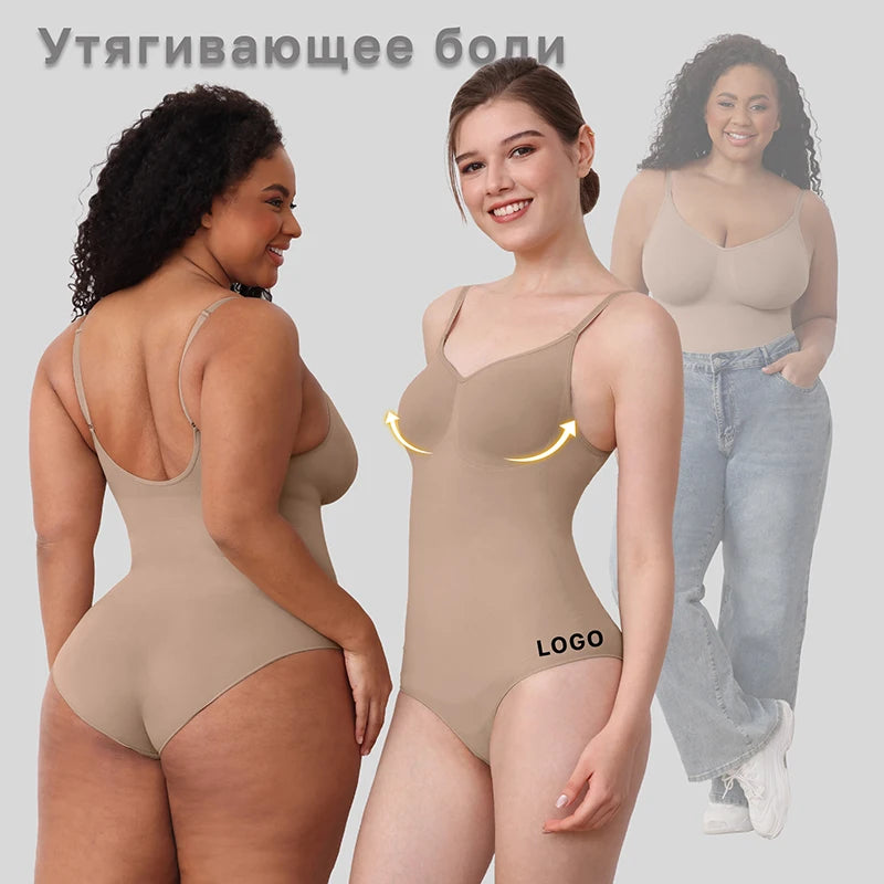 Under Lulu Tummy Control Thong Brief Sculpting Shaper Tank Top Shapewear Bodysuit Snatched Waist Body Suit Colombian