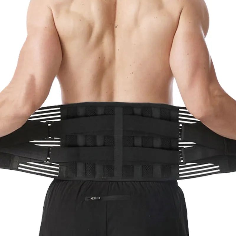 Dual Adjustable Straps Waist Support for Sciatica Scoliosis and Back Pain Relief