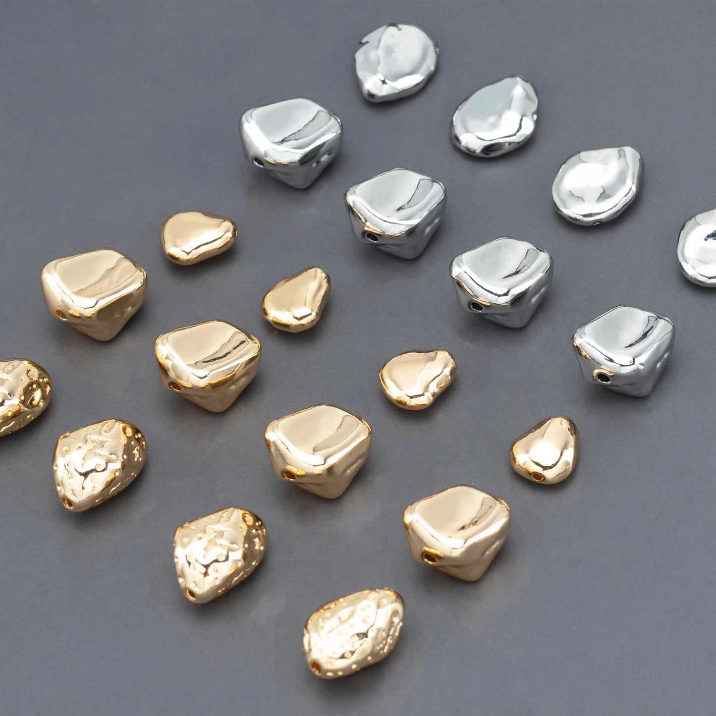 GUFEATHER MA21 6pcs/lot 18k Gold Plated Nickel-Free Copper Charms Pass REACH Certified DIY Necklace Bracelet Making Supplies 