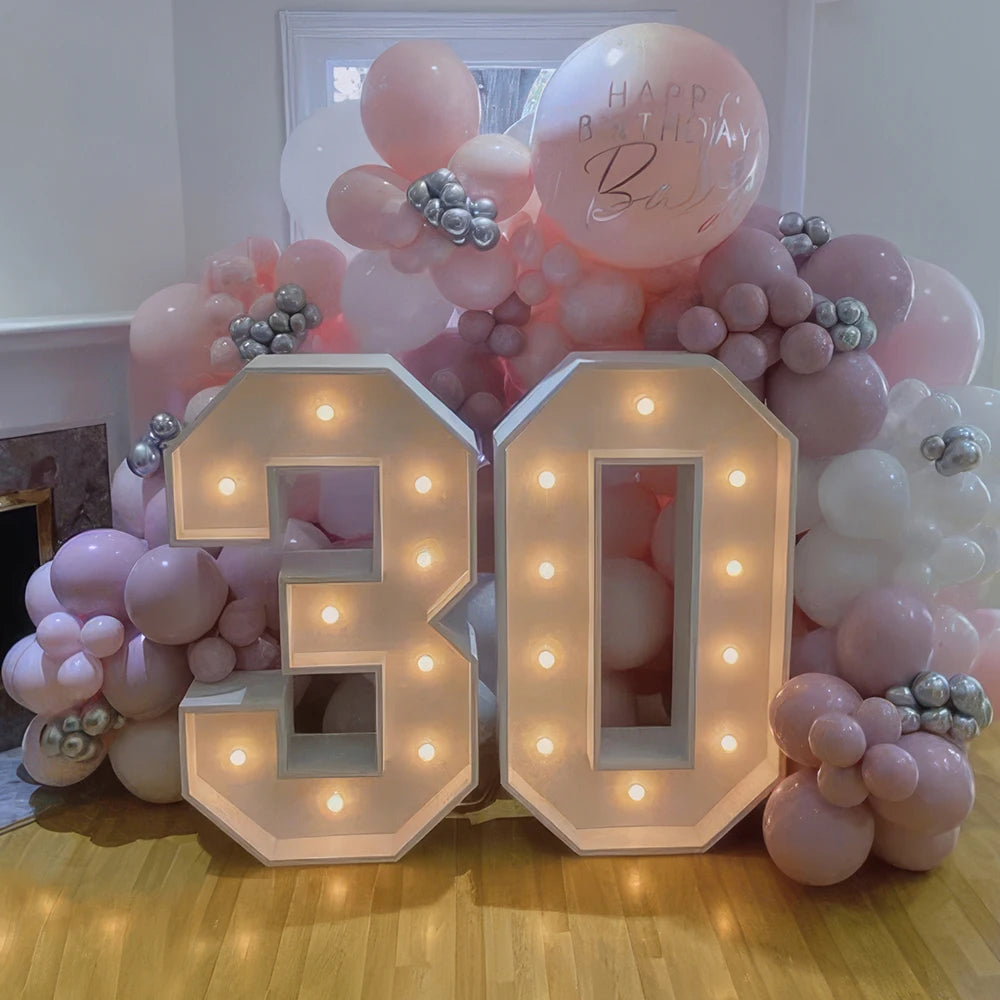 Custom Led 3D Giant Bulb 2ft 4ft 5ft Will You Marry Me love Marquee Letter Lights Stand for Birthday Wedding Supplies