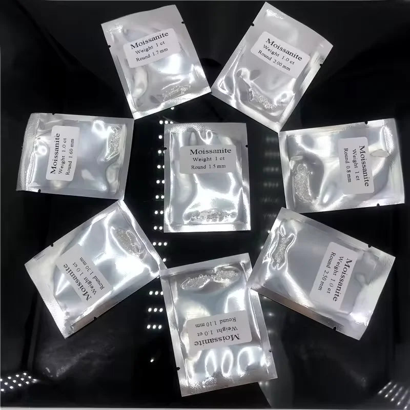 Custom Wholesale Moissanite Gems Brilliant Round and Fancy Shapes Loose Moissanite Gems for Fine Jewelry Making