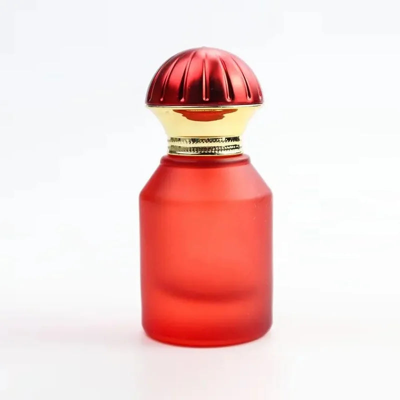 30ml 50ml Cylinder Screw Cap Color Frosted Luxury Perfume & Cosmetic Glass Spray Empty Bottle