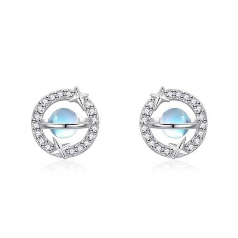 Wholesale Zircon Fine Jewelry High Quality 925 Sterling Silver Trendy Vintage Silver Stud Earrings for Women